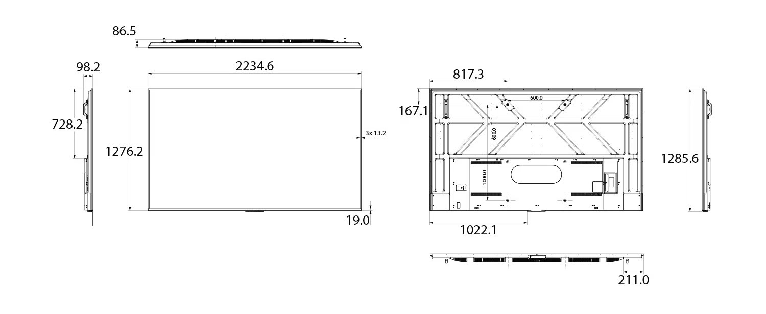Size of Hisense Signage