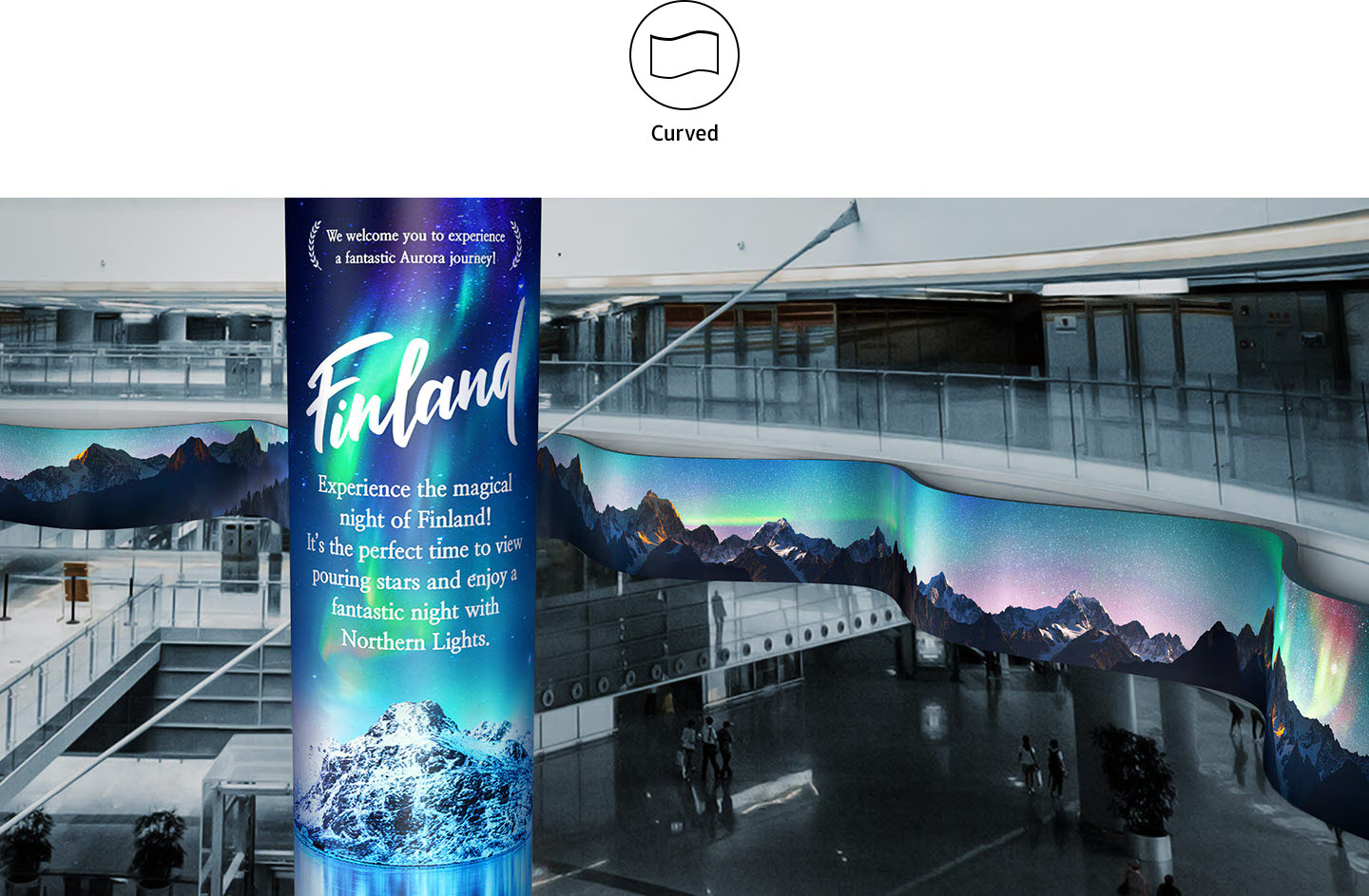 Curved LED Display