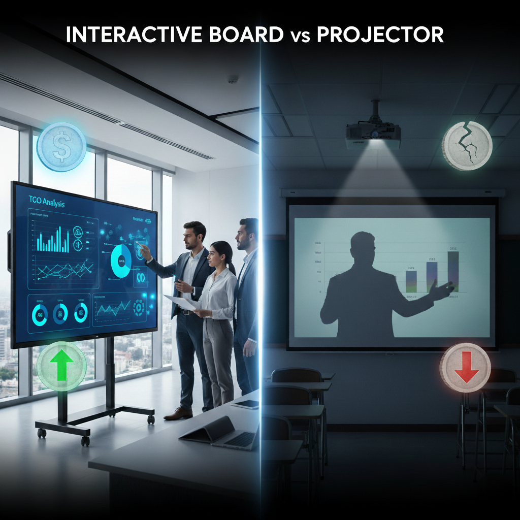 Interactive Board vs Projector
