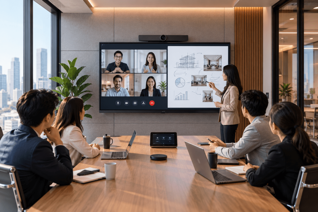 Hybrid Corporate Video Conference